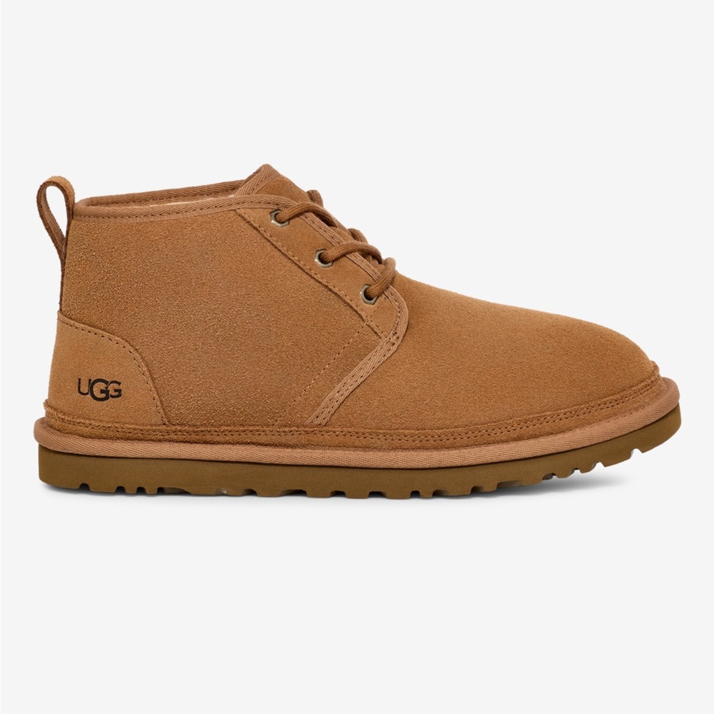 UGG Chestnut Suede Lace-Up Boots